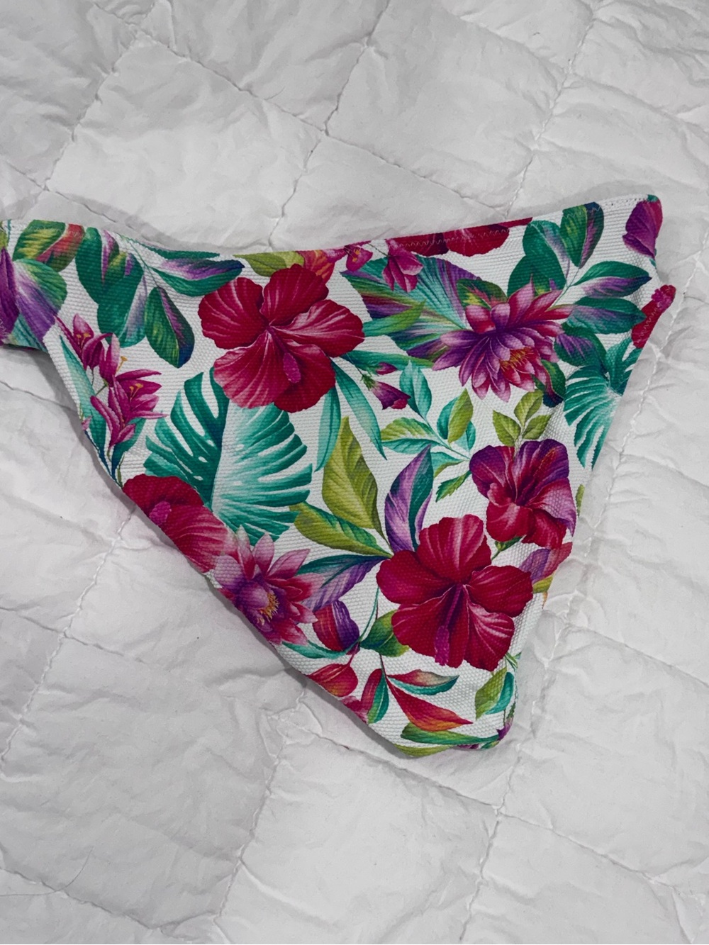 Tommy Bahama Floral Swim Bottoms in Pink & Green reversible